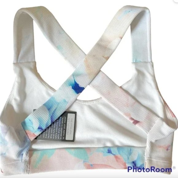 Onzie Half Moon Sports Bra in Le Fleur Size Large - Picture 4 of 4